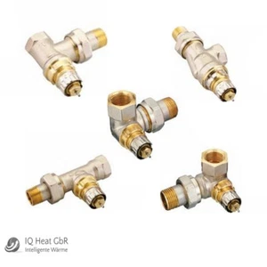 Danfoss RA-N Thermostatventil Eck Durchgang Winkeleck UK (axial)  3/8" 1/2" 3/4" - Bild 1 von 6