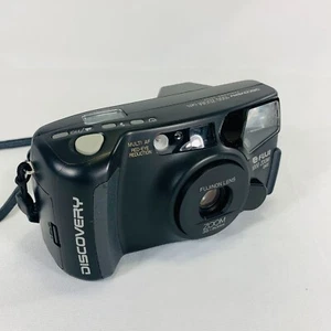 Fuji Discovery 1000 Zoom Fecha Panorama 35-80mm Apuntar y Disparar PELÍCULA - Imagen 1 de 15