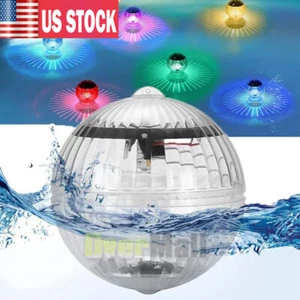Solar Swimming Pool Floating Pond Light Color Changing Spa Garden LED Decor Lamp - Picture 1 of 13