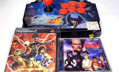 Hori Playstation Tekken 4 Arcade Stick Limited Tested Great Condition Japan - Image 1 of 4