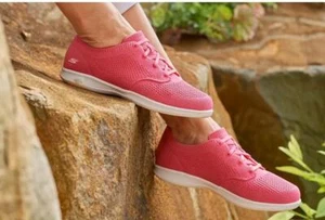 Skechers Women GO Step Lite Washable Slip-On Sweet Blooms Sneakers TINI $65 {&} - Picture 1 of 15