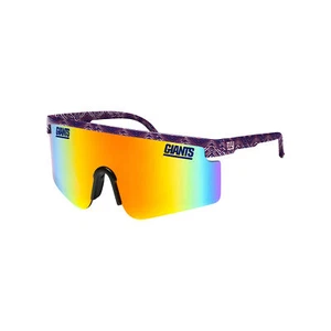 FOCO X Zubaz NFL Collab 90s Retro Swag Sunglasses, New York Giants - Picture 1 of 2