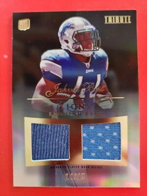 2010 TOPPS TRIBUTE JAHVID BEST DOUBLE BLACK JERSEY #'D 14/15. VERY LOW #'D  - Image 1 of 3