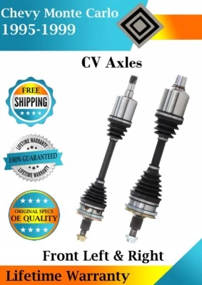 Nuevo eje CV delantero OE para Chevy Monte Carlo 1995-1999 3,1 L 3,4 L garantía de por vida Foto 1 de 4