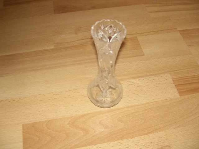 Glas-Blumenvase, schmal, ca. 18,5cm - Bild 1 von 1