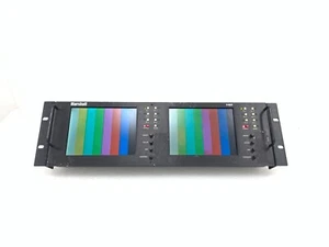 Marshall Electronics Dual 5" Standard Color Monitors Model V-R62P NO A/C ADAPTER - Picture 1 of 12