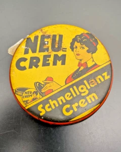 Werbe-Blechdose - Neu-Crem - Schnellglanzcrem - No.90 - Josef Hödl - Wien - Bild 1 von 6