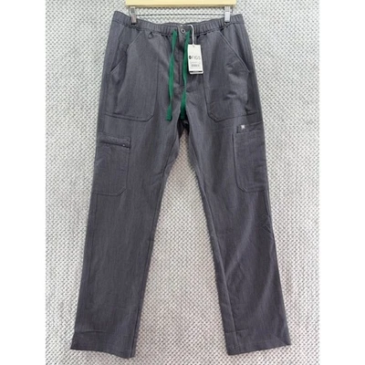 FIGS брюки мужчин L серый Каир грузовой скраб эластичный пояс техническая коллекция новый - Изображение 1 из 4