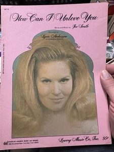 H 1965 Country Miss Cardstock Sheet Music LYNN ANDERSON ‘Unlove You’ - Picture 1 of 1