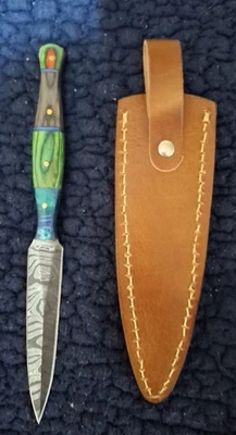 Cuchillo de caza Ashen Edge personalizado con estuche Foto 1 de 3