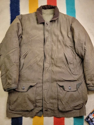 Abrigo Parka LL Bean Green Field Chore Barn para Hombre 2XL Alto 2 en 1 Plumón Foto 1 de 4