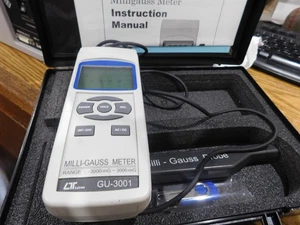 Reed Model: GU-3001 Milligauss Meter with Probe, Case and Manual - Picture 1 of 7