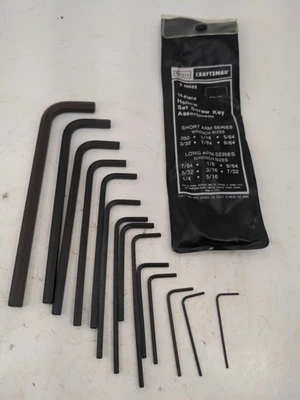 NOS Craftsman 14-Piece Hollow Screw Key Assortment 946683 - Image 1 of 3