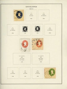 U.S. POSTAL STATIONERY Scott Specialty Album Page Lot #2 - SEE SCAN - $$$ - Picture 1 of 1