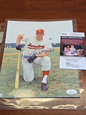 Frank Howard Signed Autographed 8x10 Hondo Inscribed Washington Senators JSA COA - Image 1 of 3