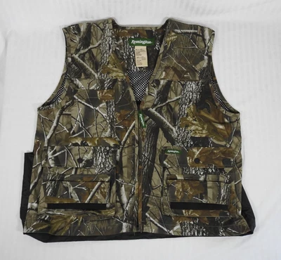 Men's Remington Hunting Vest Medium. Realtree Camo Canvas & Black Mesh. 11400HW - Image 1 of 4