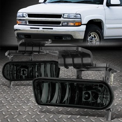 PARA 99-02 CHEVY SILVERADO 00-06 SUBURBAN TAHOE LENTE AHUMADA PARACHOQUES LUZ ANTINIEBLA LÁMPARA Foto 1 de 4