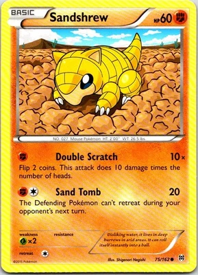 Sandshrew Common XY - BREAKthrough 75/162 NM - Image 1 of 2