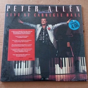 Sealed PETER ALLEN Live At Carnegie Hall 1985 Vinyl LP - Picture 1 of 4