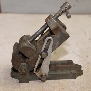 Vintage Craftsman 2 1/2" jaw tilting machinist drill press vise collectible tool - Picture 1 of 6