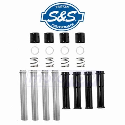 S&S Cycle Pushrod Tubes for 1999-2006 Harley Davidson FLHRCI Road King uv Foto 1 de 4