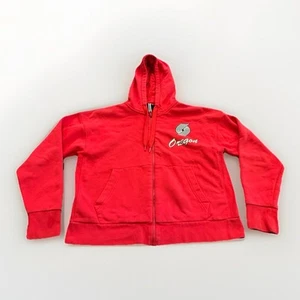 Nike Womens Red NBA Oregon Portland Trailblazers Full Zip Hoodie Sweatshirt L - Picture 1 of 9