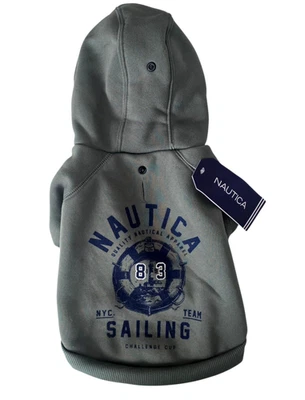 Nautica "Quality NYC Team Sailing Challenge" Puppy/Dog Hoodie, Sweatshirt, Med - Image 1 of 4