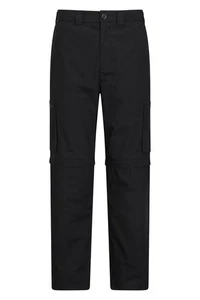 Mountain Warehouse Mens Trek II Trouser Short Zip Off Lightweight Trousers Pants - Picture 1 of 48