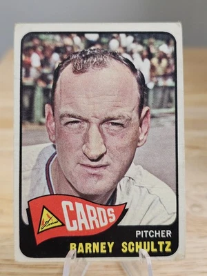 Barney Schultz St. Louis Cardinals 1965 Topps #28  - Image 1 of 2