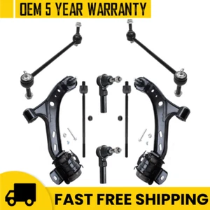 For 2005 2006 2007-2010 Ford Mustang Front Lower Control Arms Outer Inner Tierod - Picture 1 of 13