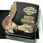 Zippo Harley Davidson HDP-14 Bald Eagle Metal Gold Black Lighter Japan Limited