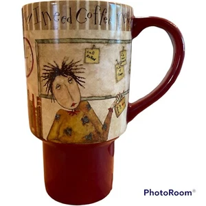 LANG "I NEED COFFEE NOW" TALL COFFEE MUG ARTWORK BY DAN DIPAOLO DD#5 5036027 - Picture 1 of 6