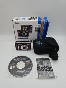 Vivitar Vivicam 7020 7.1MP Compact Digital Camera Red - Picture 1 of 16