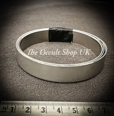 Stainless Steel Strip Metal 0.5mm x 15mm x 48 in lg Vastu Remedy Chakra Feng OM