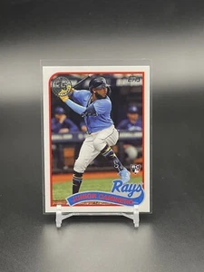 2024 Topps Series 1 - 1989 Topps Baseball #89B-50 Junior Caminero (RC) - Picture 1 of 2