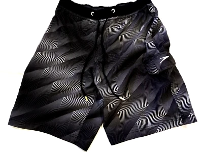 Niños o Hombres SPEEDO Bañador/Pantalones de Tabla Talla 30 Gris/Negro Borde Usado en Excelente Condición Foto 1 de 3