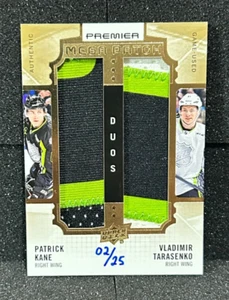 2016-17 Upper Deck Premier Mega Patch Duos Patrick Kane Vladimir Tarasenko /25 - Foto 1 di 2