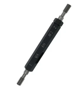 Metrische Gewinde Stopfen Messlehre M4 x 0,7 6H Gewinde Go und NoGO - Bild 1 von 4