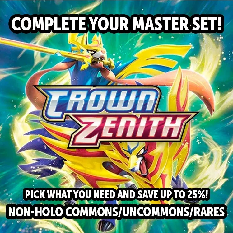 Pokemon English Sword & Shield Crown Zenith - Pick Your Card - Complete Your Set - Image 1 of 1