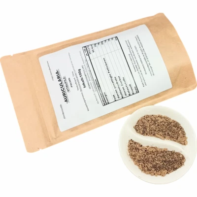 EIGENABFÜLLUNG 400g AURICULARIA vital PILZ Pulver gemahlen - kontr Anbau judasohr