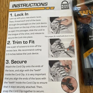 6 sets shoe Lock Laces No Tie Elastic Laces Reflective runners bikers sports - Picture 1 of 6