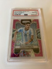 2018 Panini Prizm World Cup PINK LAZER /40 Paulo Dybala PSA 10 Gem Mint (Pop. 2)