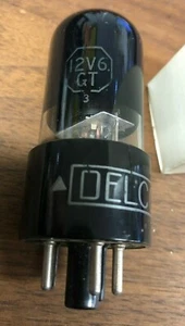 Vintage NOS Delco 12V6GT Tetrode Beam Power Tube, 7 Pin no box - Imagen 1 de 2