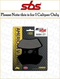 Harley Davidson Dyna Street Bob 1573 FXDB 2007 [Rear SBS HCT Brake Pads] - Picture 1 of 1