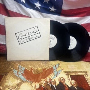GENESIS THREE SIDES LIVE ORIGINAL DOUBLE VINYL LP, ATLANTIC RECORDS 1982 Gelring - Picture 1 of 8
