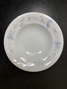 Vintage Noritake Butterfly Floral Berry Bowl Japan Pink And Blue 5.5” EUC - Picture 1 of 4