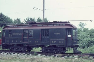 US MAIL RAILWAY POST OFFICE EXPRESS #108 CAR Original 1964 Slide #216 - Bild 1 von 1