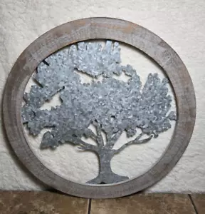 Splendido Appendiabiti da Parete Albero della Vita in Metallo 20'' - Perfetto per Soggiorno e Giardino - Foto 1 di 3