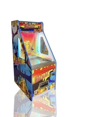 Cambiador de billetes de cuarto de moneda máquina arcade diablo mina de oro agujero extra Foto 1 de 4