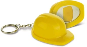 STOCK 100 PEZZI Portachiavi a forma di casco lavoro con cavatappi apribo 0M7T - Foto 1 di 1